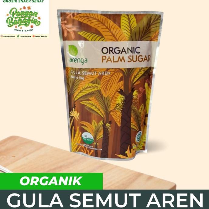 

Gula Semut Aren Bubuk ARENGA Organik Halal 1kg