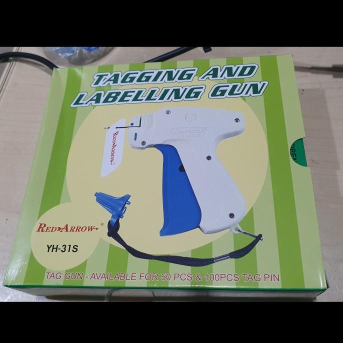 

[BISA COD] Tembakan Tag Pin Tag Gun Red Arrow YH-31S Tagging and Labelling gun