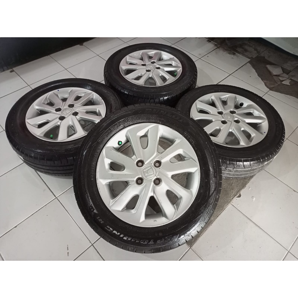 Velg Mobil Bekas Standar Mobilio Ring 15 Pcd 4x100 + Ban 185 65 R15