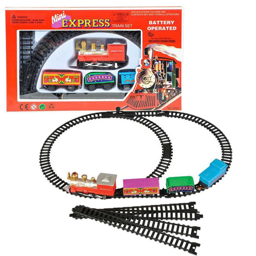 Kereta Mini Express Train Set / Mainan Kereta Berjalan 1909-51