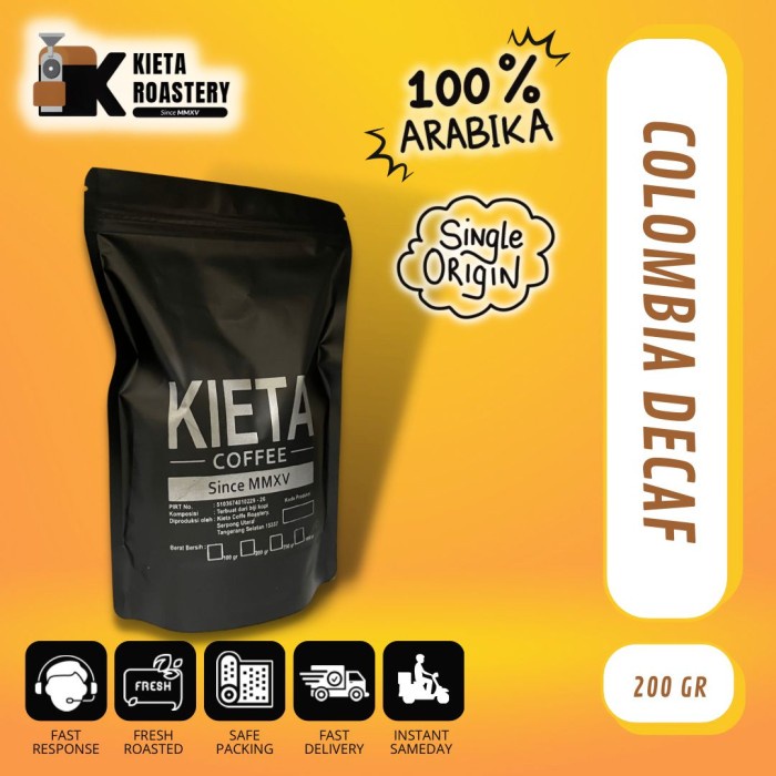 

Kopi Arabica Colombia DECAF / DECAFFEINATED - Biji