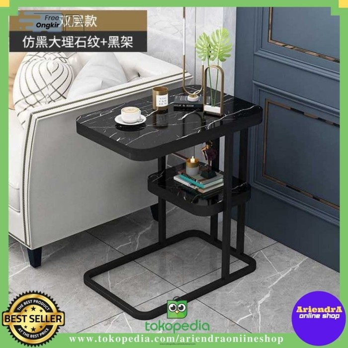 Meja Sofa Side Table Marbel European Style