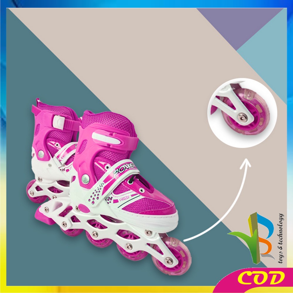 RB-O2 Sepatu Roda Anak Inline Skate / Power Roller Skate / Sepatu Roda Bajaj Anak Laki dan Perempuan