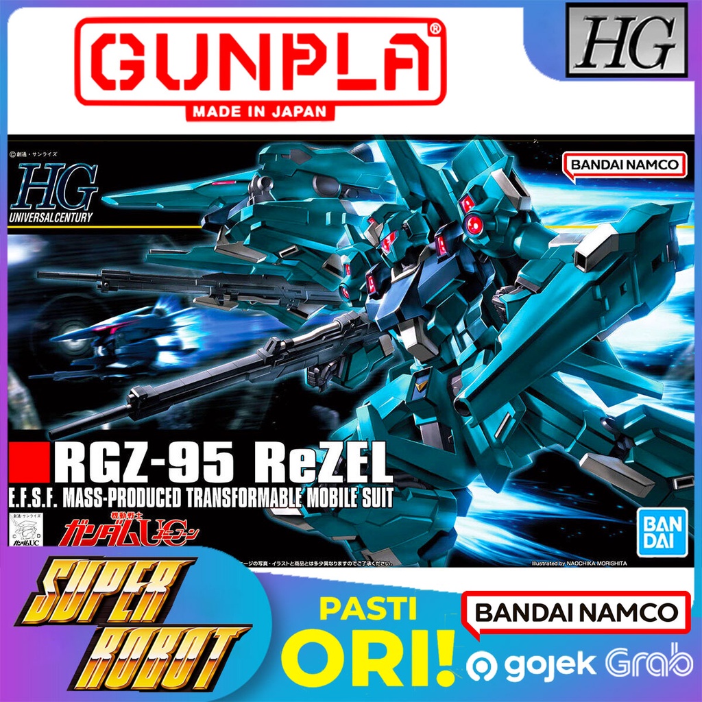 BANDAI HG RGZ-95 ReZEL - HGUC Gundam