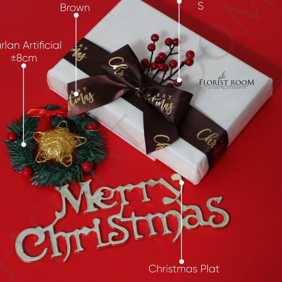 

FRESHH Pita Satin Merry Christmas ±3.8cm x 20yard - Kode : 15208438 OD0$