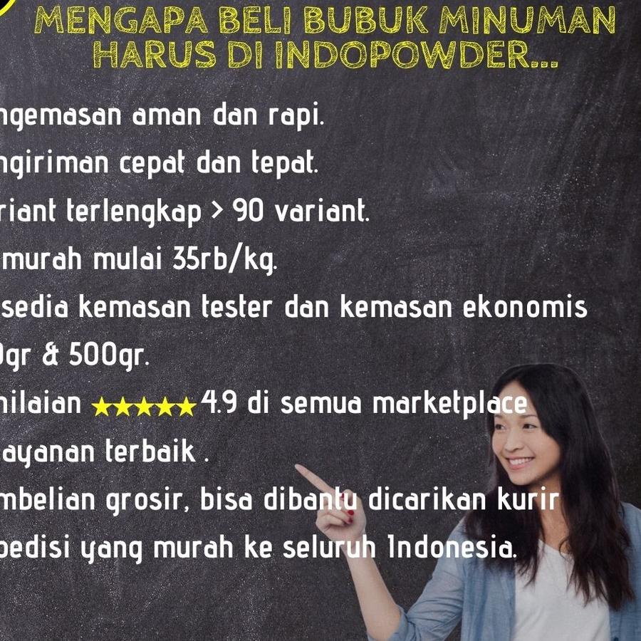 

limited STOCK!Bubuk VANILLA Serbuk Minuman VANILLA 1 Kg|KD7