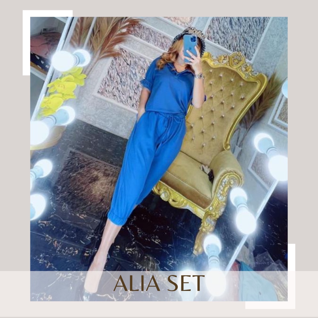 dstcollectionbali | Fashion Baju Pakaian Setelan Stelan One Set Oneset Alia by DST Collection Knit P
