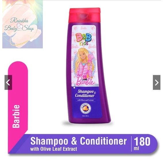 B&B Kids Barbie Shampoo Olive Leaf 180mL