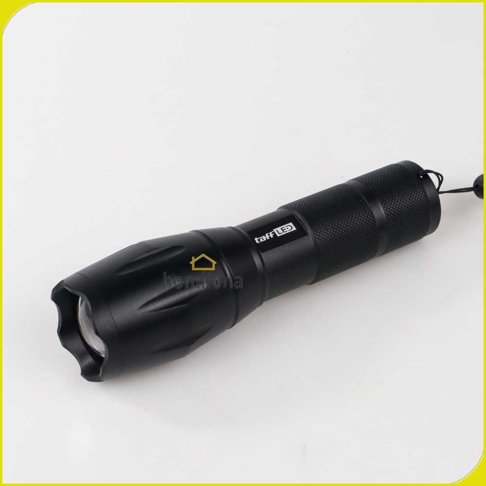 TaffLED Paket Senter LED Flashlight Cree XM-P50 + Baterai + Charger - E17