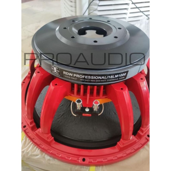 Speaker Komponen RDW 18 Inch 18 LM 1000 18 LM1000 18LM1000 Coil 5 ORI