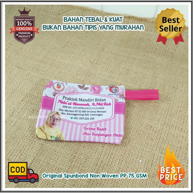 Tas Souvenir Bidan Dompet KB Bidan Dompet Lebaran Amplop Lebaran Murah Angpao Lebaran Pakai Nama