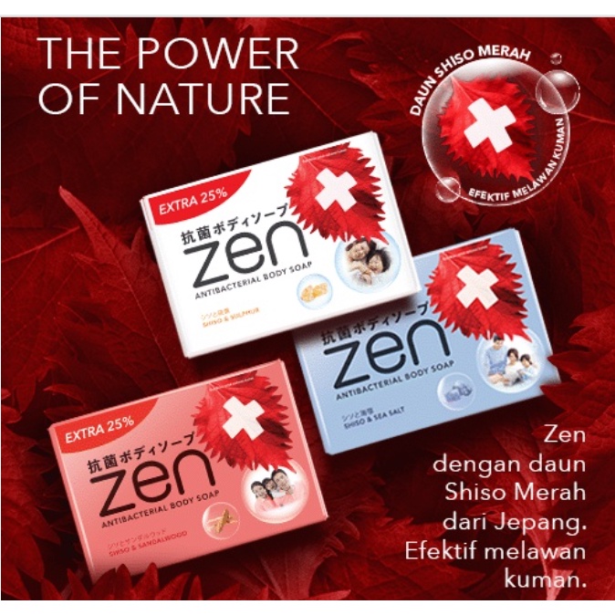 Zen Sabun Batang Family Soap 70gr Harga bended