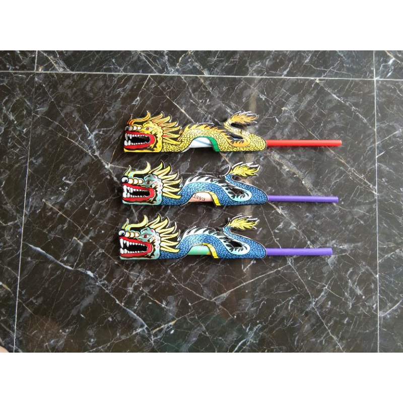 Mainan Anak Terompet Tahun Baru Naga 1 Pack isi 10 pcs Terompet Naga