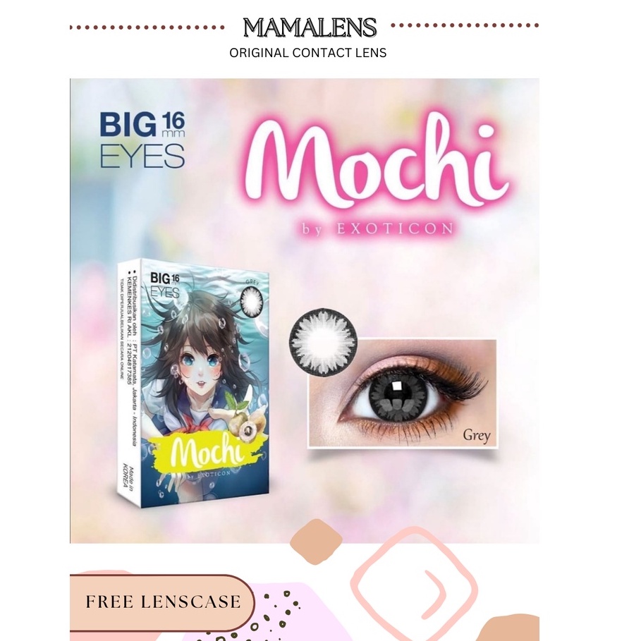 SOFTLENS X2 MOCHI MINUS -3.25 s/d -6.00 | FREE LENSCASE - MAMALENS