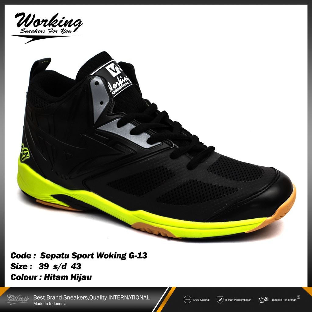 Sepatu Basket Pria Terbaru Working G-13 Size 38-43