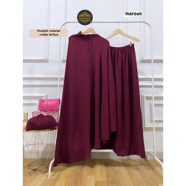 NEW MUKENAH TRAVELLING KHADIJAH // CRINKLE AIRFLOW