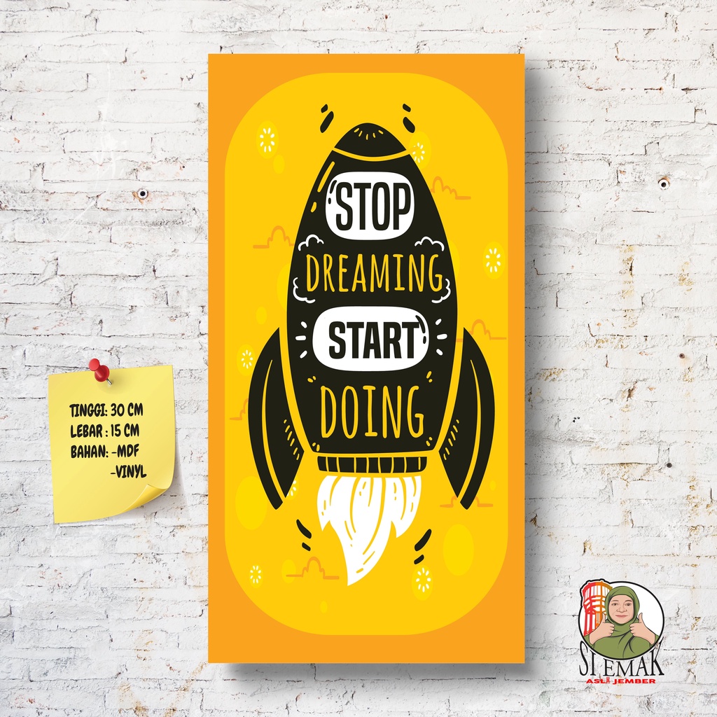 hiasan dinding  kamar wall decor QUOTE 1