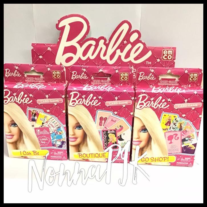 Emco Barbie Card Board Game