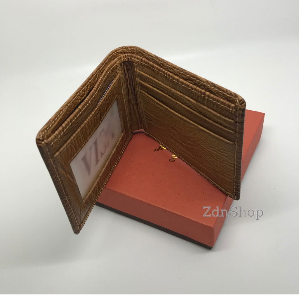 Dompet/Wallet Lipat  Kulit Asli Home Industries Mini Model Urat Kayu