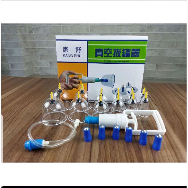 kop angin alat bekam isi 12 kop original//alat bekam kop angin isi 12 pcs original