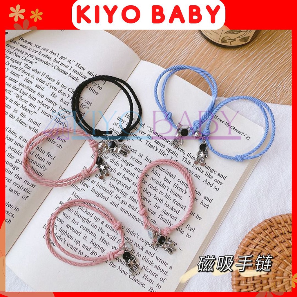 B-019 | GELANG COUPLE 1 PASANG MAGNET/GELANG PASANGAN LUCU/GELANG ASTRONOT