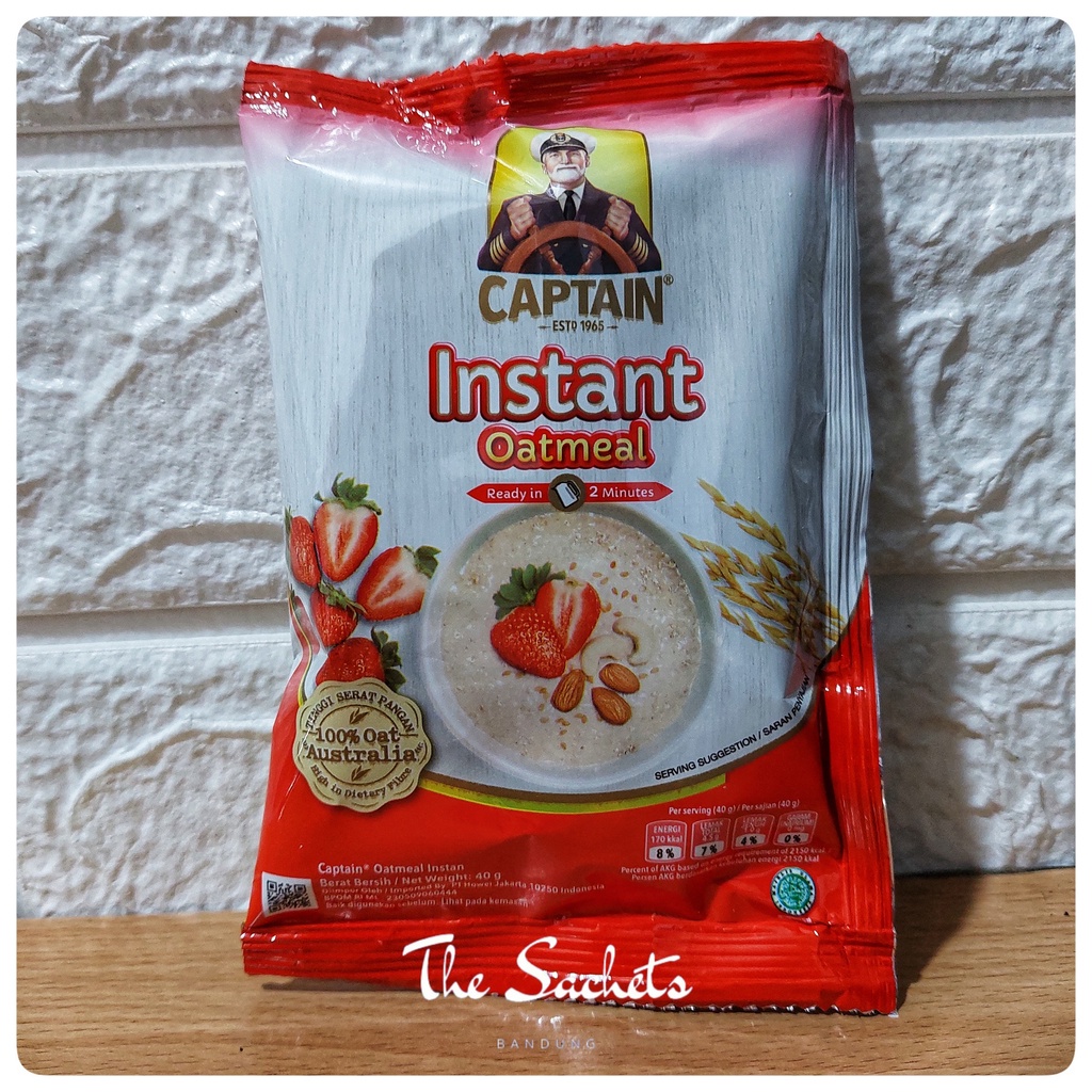 

Captain Instant Oatmeal Sachet