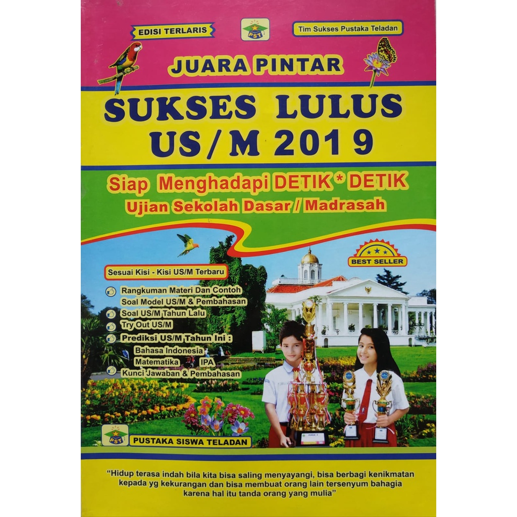 OBRAL BUKU US SD Murah & Berhadiah JUARA PINTAR SUKSES LULUS US 2019 SIAP MENGHADAPI DETIK DETIK UJI