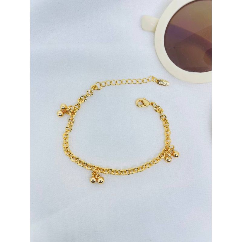 Gelang Rantai Anak Lapis Emas 18k Yaxiya