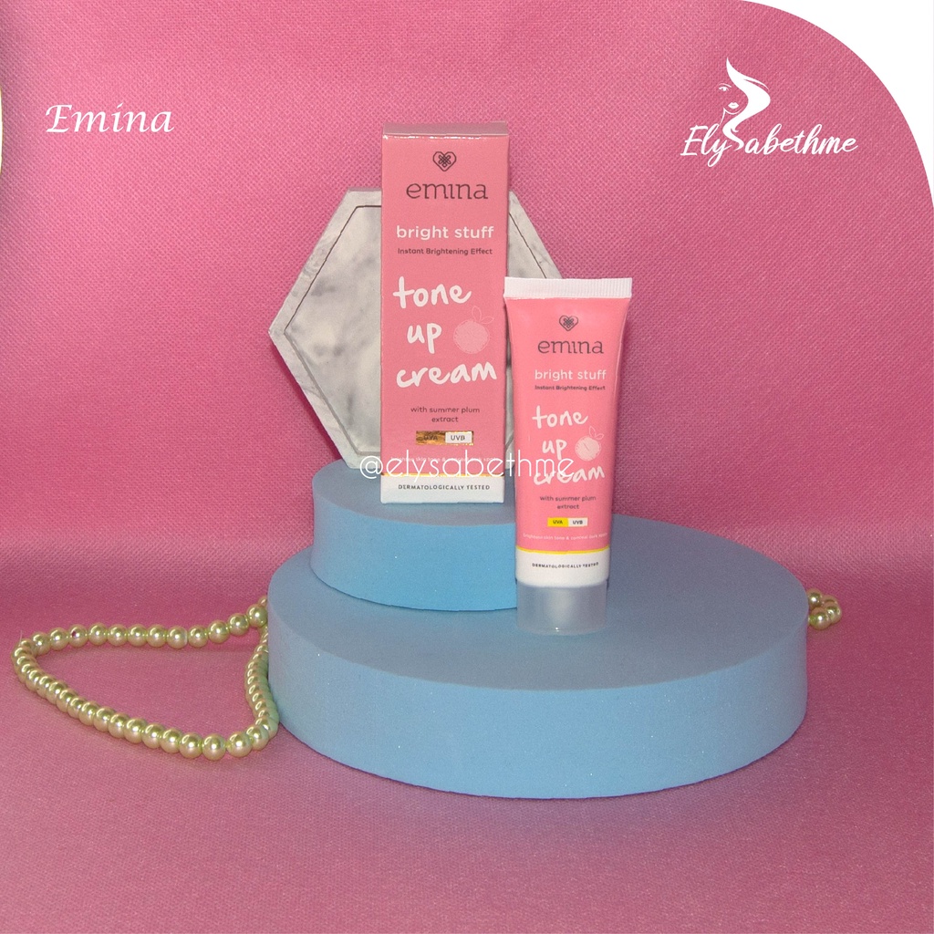 ✿ELYSABETHME✿ (7in1) ˜”*°• emina •°*”˜. Paket emina bright stuff pemutih wajah pencerah skin barrier skincare cocok untuk remaja dan dewasa