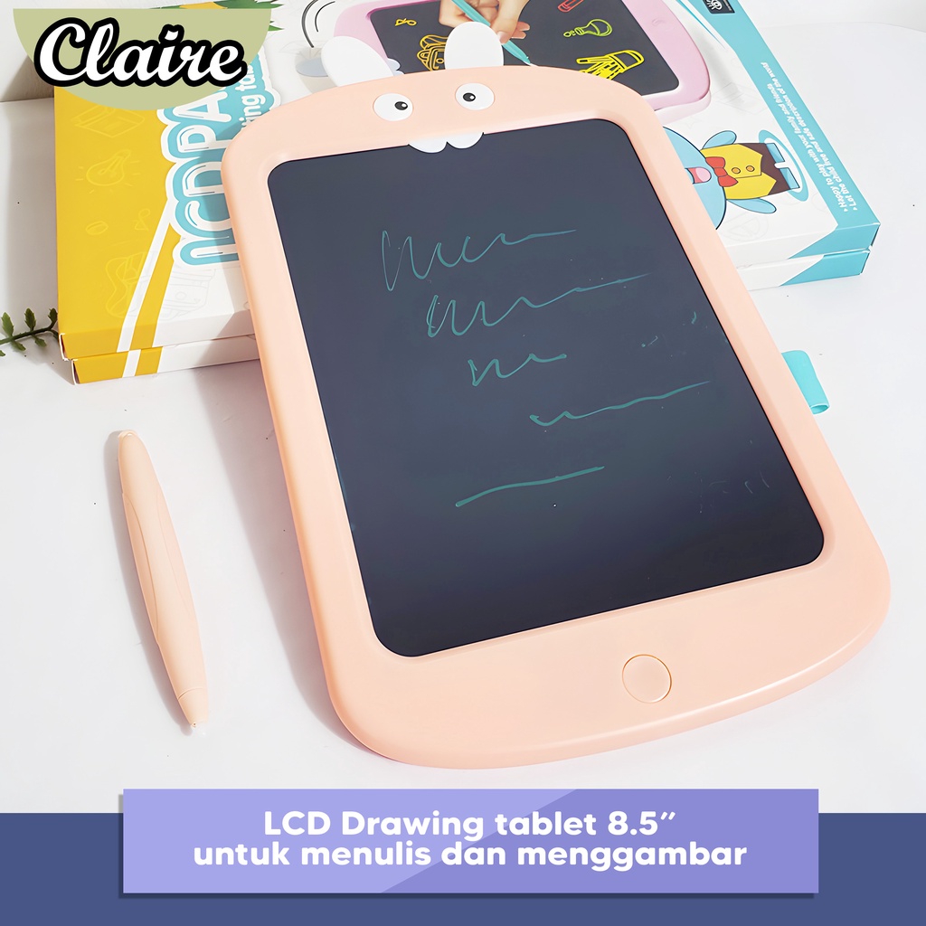 Papan Tulis Anak Karakter Kelinci / Papan Tulis Gambar Hapus Tulis Anak / LCD Drawing Tablet