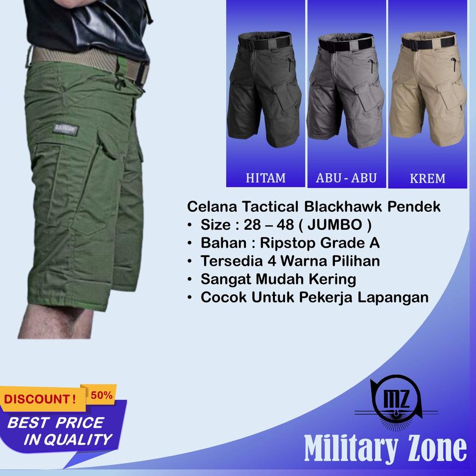 ㅉ COD  GROSIR CELANA BLACKHAWK TACTICAL PENDEK CARGO TERMURAH ARMY 511 PDL LAPANGAN OUTDOOR HIKING 3