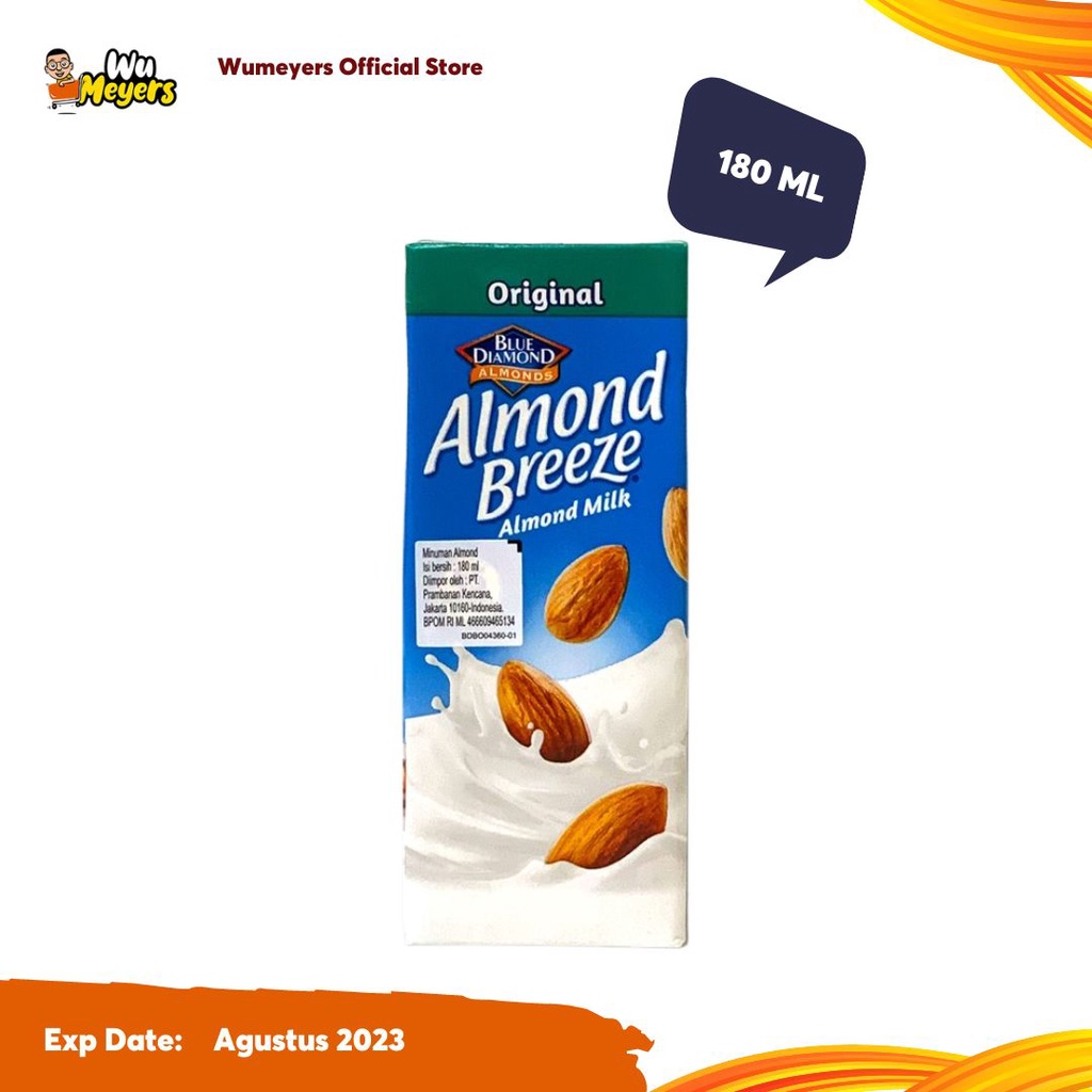 

Susu Almond Breeze Almond Milk Original 180ml
