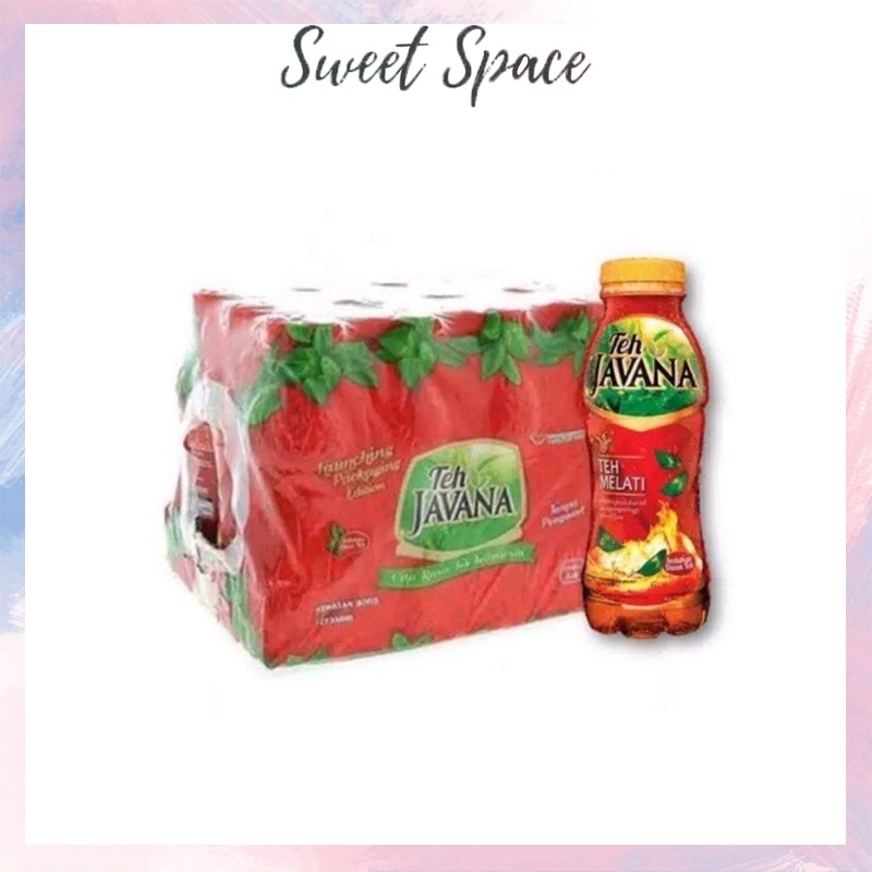 TEH JAVANA 350ML BOTOL 1 DUS = 12 PCS GULA BATU [SWEETSPACE]