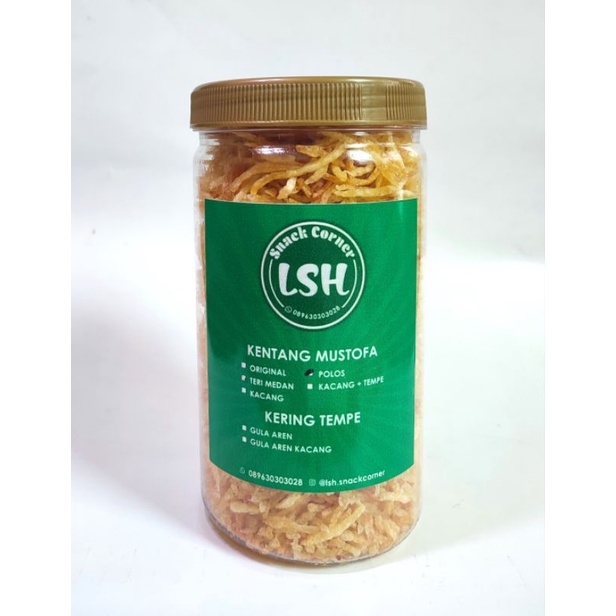 

Keripik KENTANG MUSTOFA POLOS, Gurih, Tidak Pedas 250 gram