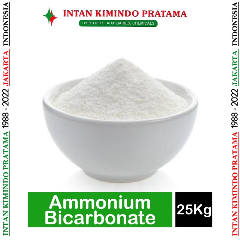 Amoniak Kue 25kg Ammonium Bicarbonate Foodgrade Penggaring