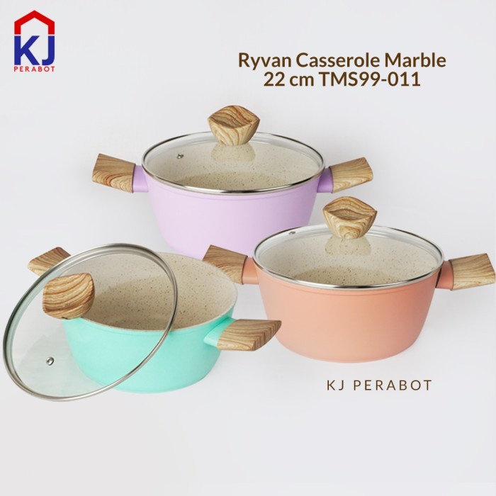 Ryvan Casserole Marble 22Cm Tms99-011 #Original