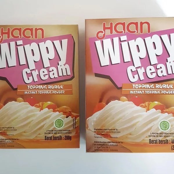 

Haan Wippy Cream - Whipped Cream 200gr