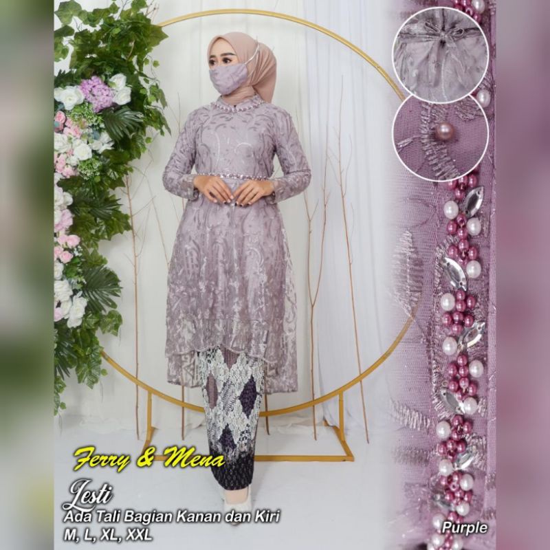 setelan kebaya lesty / kebaya lesty / kebaya terbaru / kebaya / kebaya tunangan / kebaya wisuda / setelan kebaya