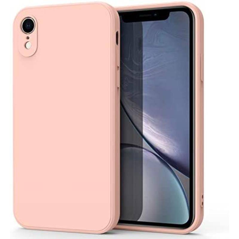 Untuk Iphone6 6s 6s 78 Plus Se2020 2022 Silikon Lembut Shockproof Liquid Bumper Cover Dengan Lapisan Microfiber Penuh Tertutup Soft Gel Karet Case Cover Untuk iPhone X XS Max XR