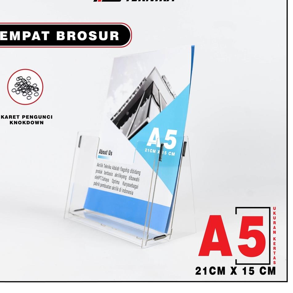 

Banyak Peminat RAK / TEMPAT BROSUR / TEMPAT DISPLAY BROSUR AKRILIK DISPLAY UKURAN A5