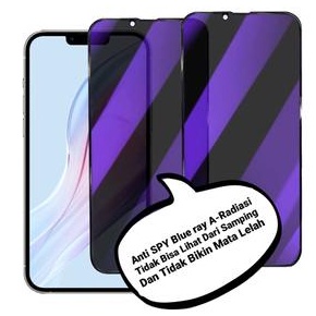 Tempered Anti SPY + BLUERAY Radiasi iPhone 14 + 13 12 11 14Pro 13Pro 11 Pro 13 Promax 12 12Pro 12 Pro max 11Promax X XS XR XSMAX 7+ 8+ 7G 8G 6+ 6S+ 6 6G 6S SE 2 2022 SE 3 2022 Temperd Glass Privacy Glossy Tempred Kaca Blue Light Ray Bluelight Full Cover