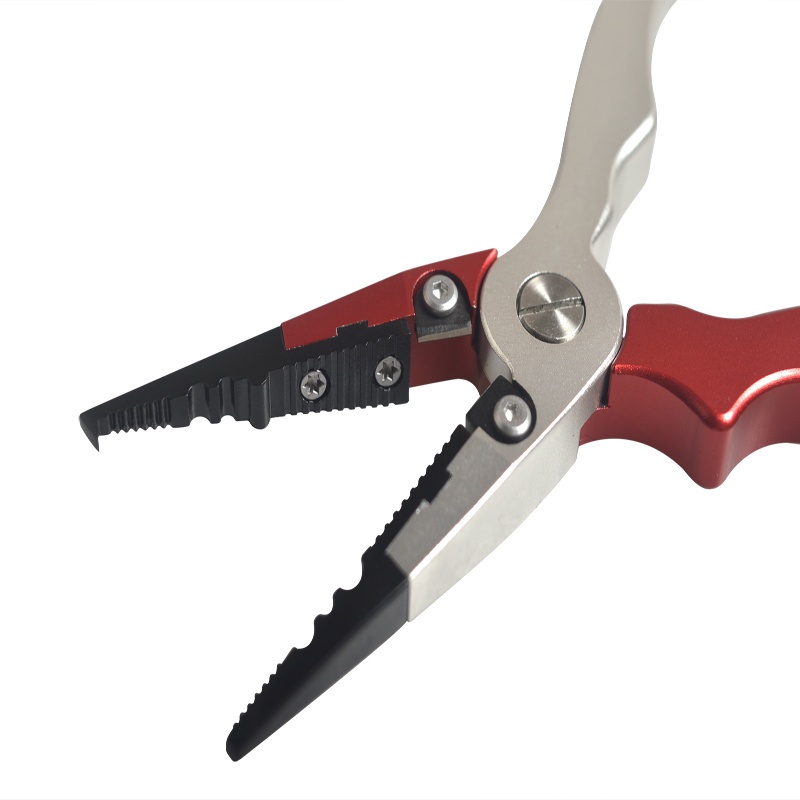 Tang pancing tang Pliers, tang split ring - Red