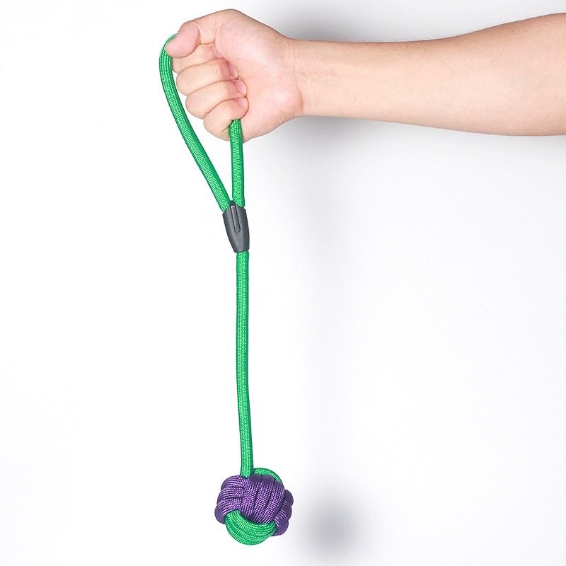 Super long Neopet chewing rope with ball