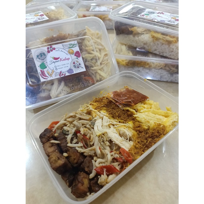 

⭐BISA COD⭐ DAPUR KALAP - nasi liwet gurih porsian