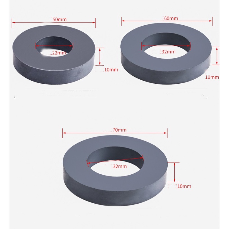 Magnet Ferrite Permanent Round Ring 156x80x20mm