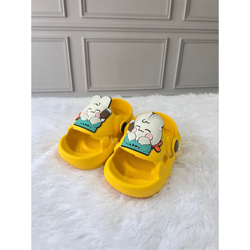 DX-372E-KLC Sandal Anak Perempuan Tali Belakang Karakter Kelinci / Sandal Karet Anak Cewek Merek Dulux Size 20-25