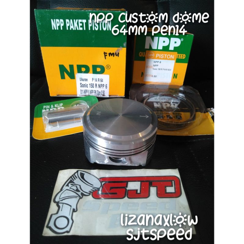 piston npp custom mentah 64 mm pen14 bore up npp6 Sonic new 150R