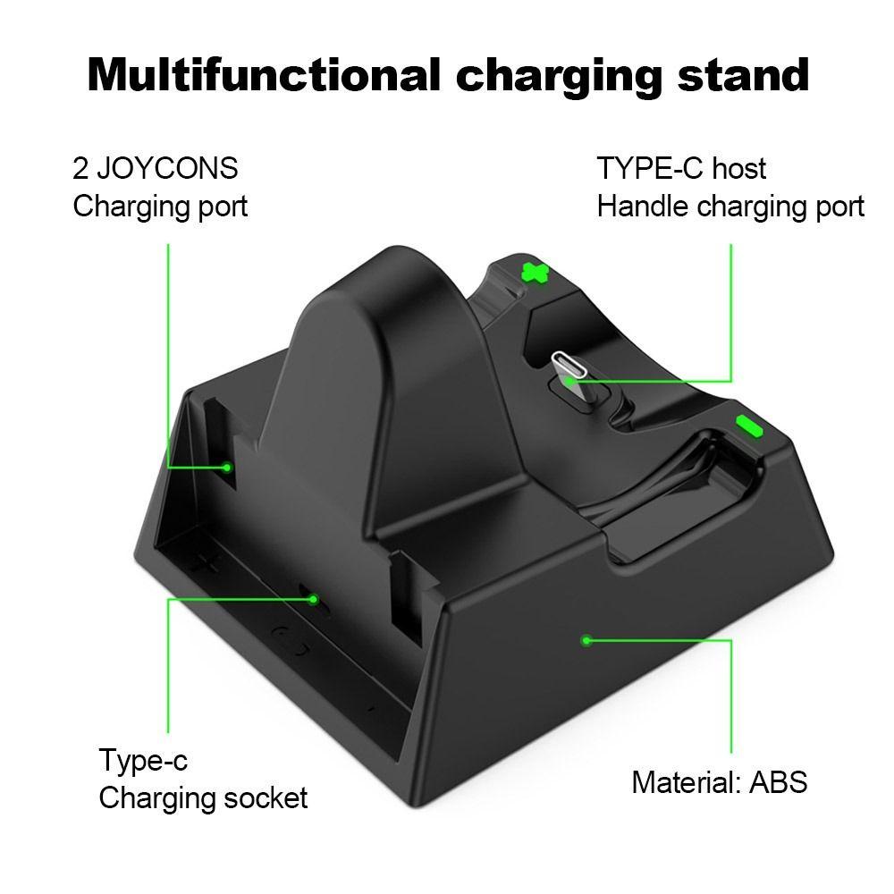 Preva Charging Dock Aksesoris Power Adapter Games Untuk Controller Game Nintendo Switch