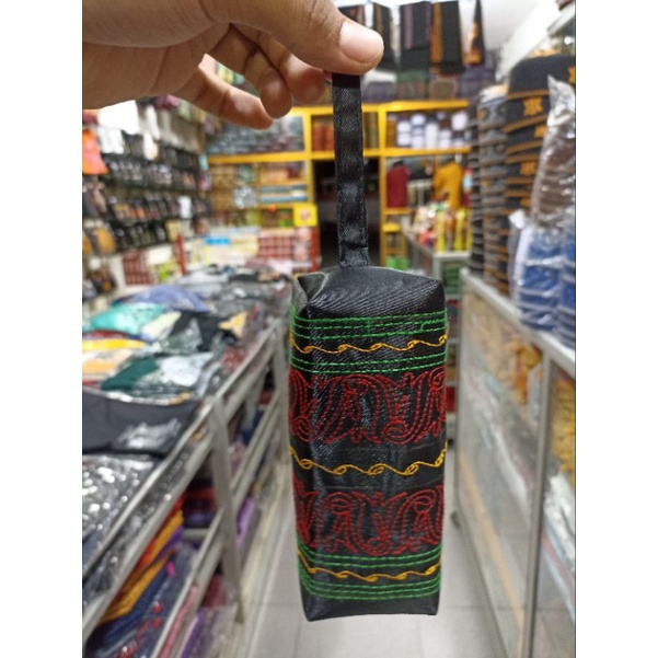 Dompet koin bordiran motif khas Aceh ukuran sedang / Dompet koin khas Aceh