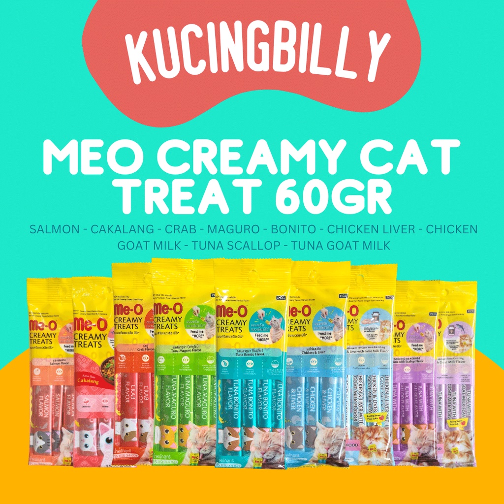 Meo Treat Meo creamy 60gr isi 4